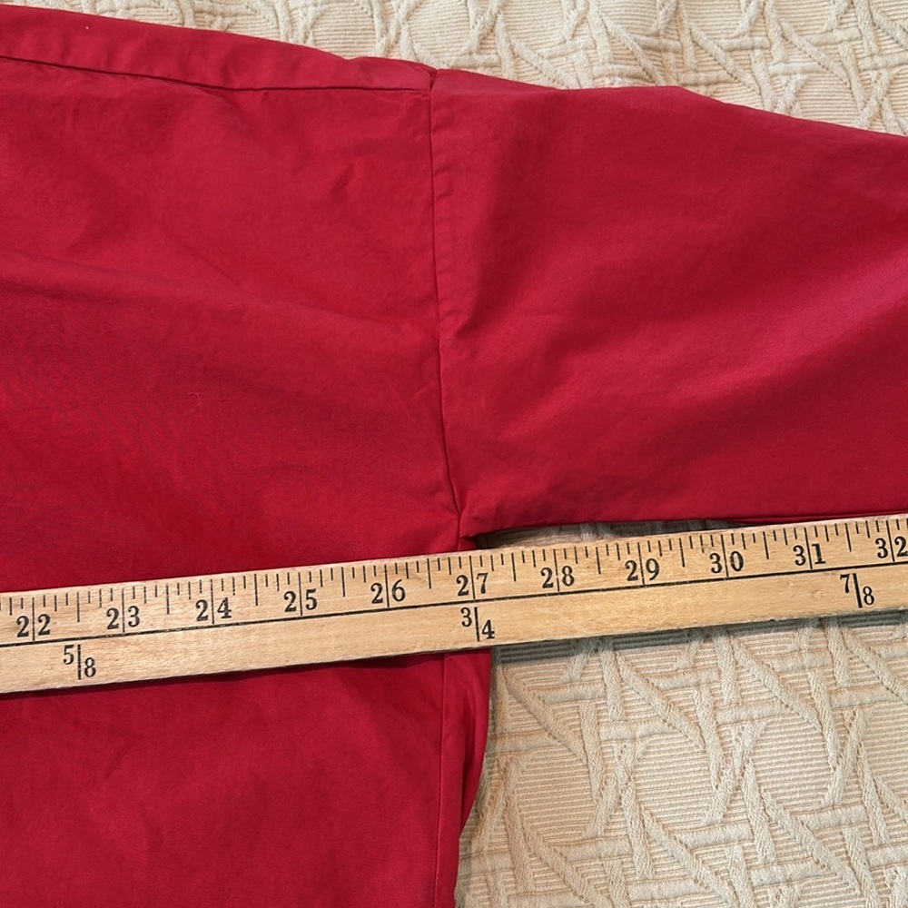 Red Ruffle Collar Blouse - Picture 8 of 10